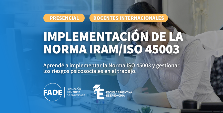 implementación de la norma iram iso 45003